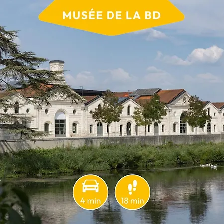 Idéal Couples&pro - Proche Centre Et Gare - Promenade Au Bord De La Charente - Parking à Proximité - Wifi Très Debit - équipement Premium -netflix Apartamento Angulema