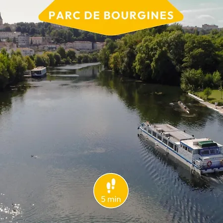 Idéal Couples&pro - Proche Centre Et Gare - Promenade Au Bord De La Charente - Parking à Proximité - Wifi Très Debit - équipement Premium -netflix * Angulema