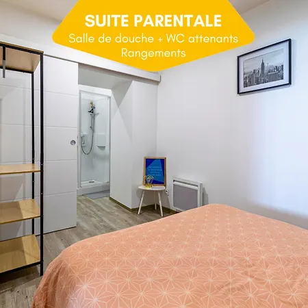 Louerangouleme - Besson Bey I - Ideal Couple & Pros - 8min En Voiture Du Festival De La Bd - 14min A Pied De La Gare - 5min A Pied Du Parc De Bourgines - Wifi Thd - Netflix Apartament *